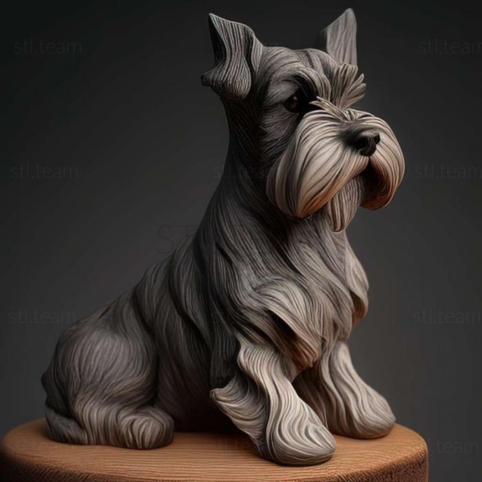 Zwergschnauzer dog